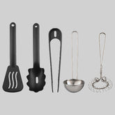 DUKTIG 5-piece toy kitchen utensil set, multicolor